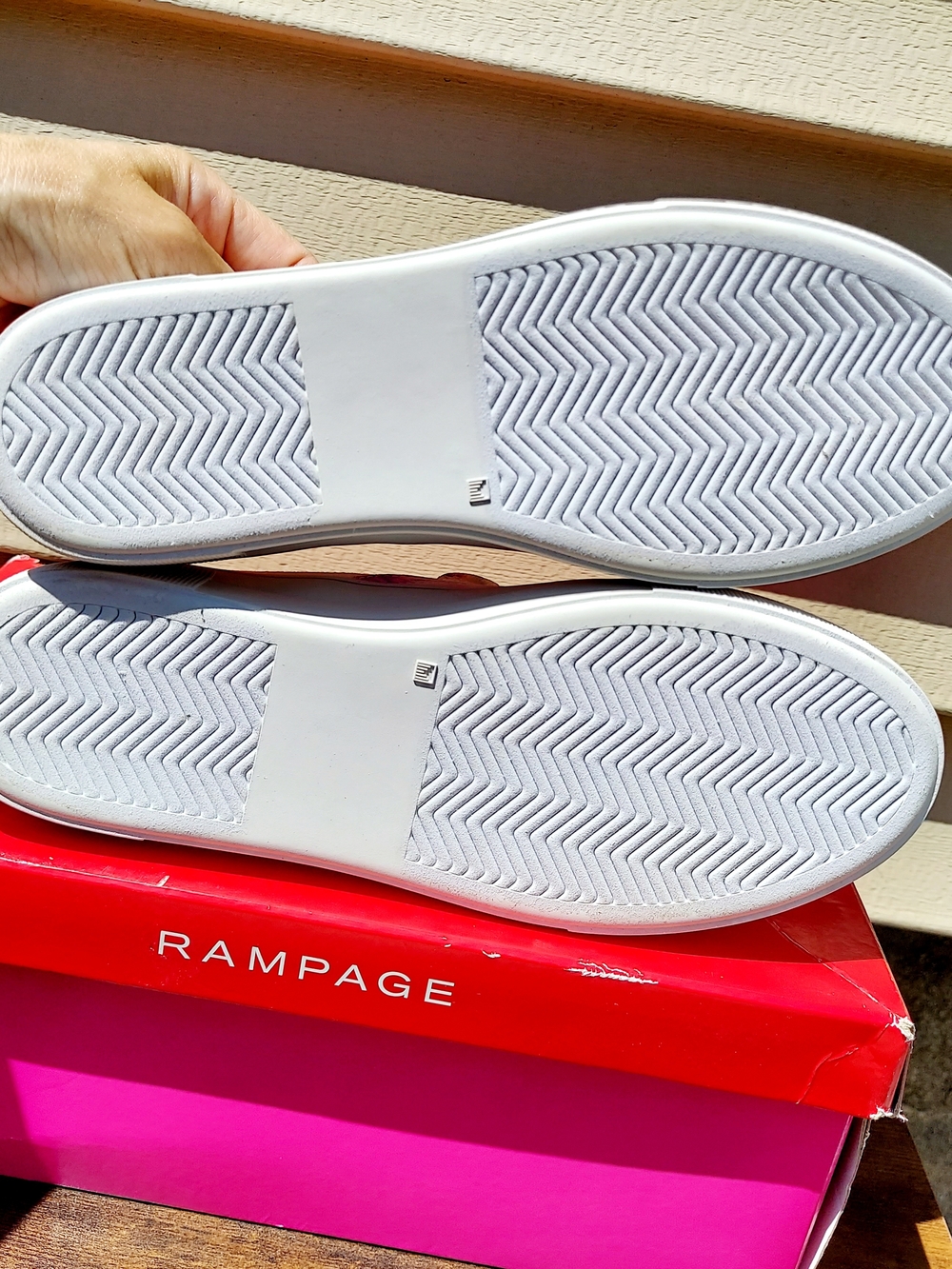 Rampage Korie Pastel Tie Die Platform Slip-On Sneakers Women's Size 6 Y2K Preppy - Picture 11 of 12